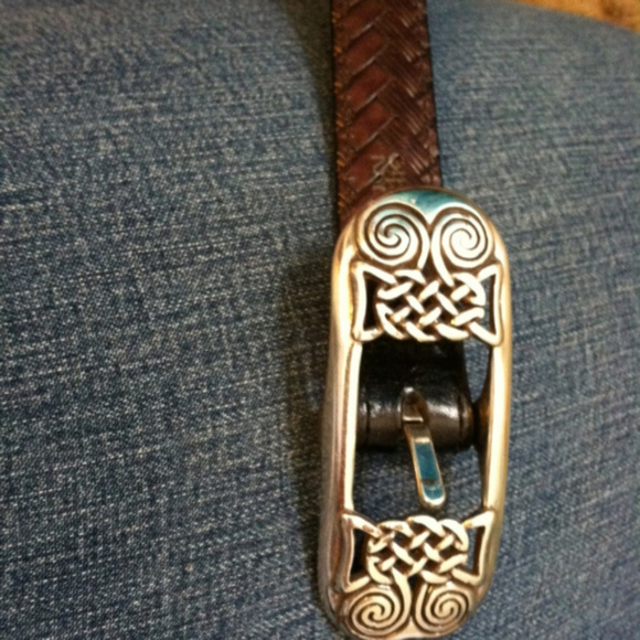 Brighton Belt Reversible Black Brown Leather M  L main image 4
